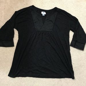 Old Navy Black Flowy Top